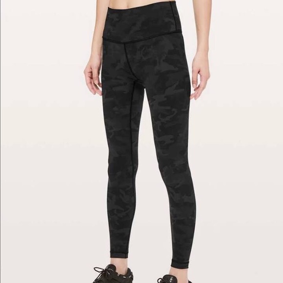 lululemon athletica Pants - 🖤 🍋 Lululemon black camo leggings 4